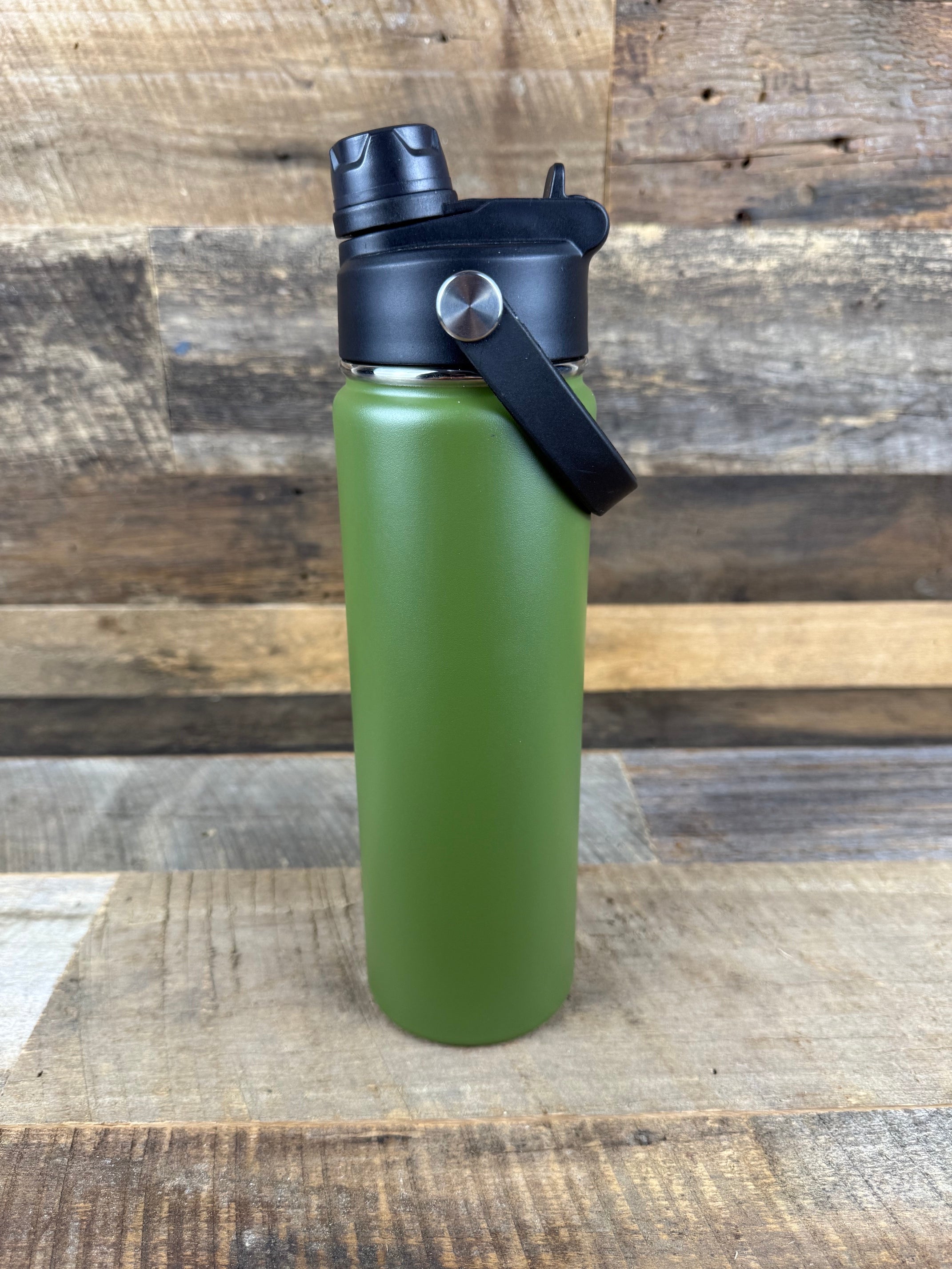 Personalized 22oz Insulated Water Bottle — Custom Engraved Hunting & Dad Gift