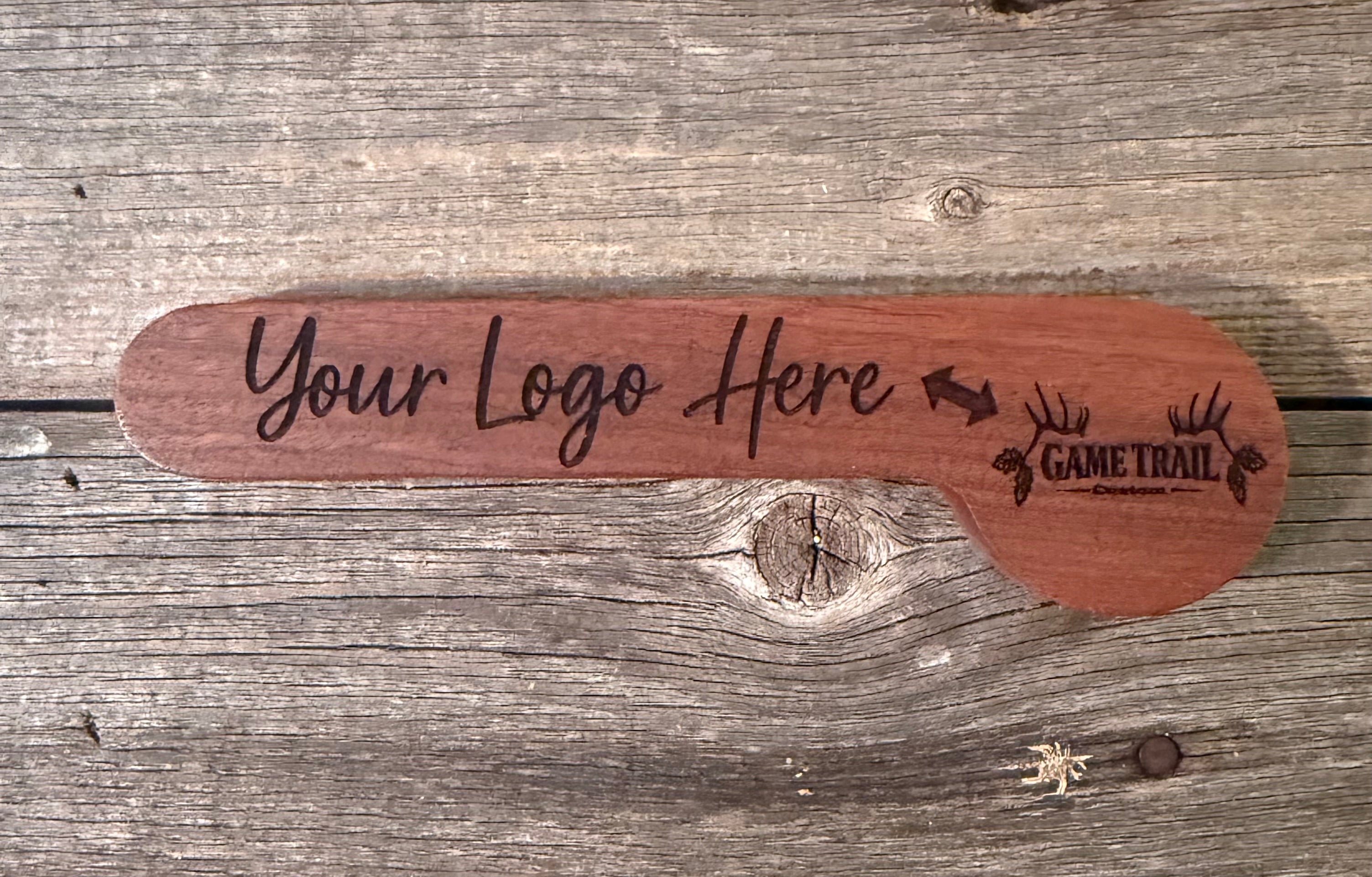 Custom Engraved Wooden Coffee Spoon with Clip