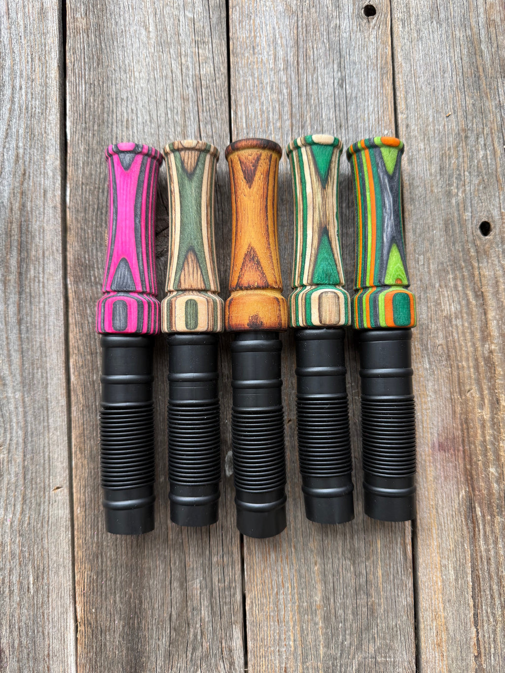 Slim Wooden Barrel Deer Grunt Call – Custom Engraved