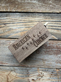The American Clucker - Wooden Push Peg Turkey Call